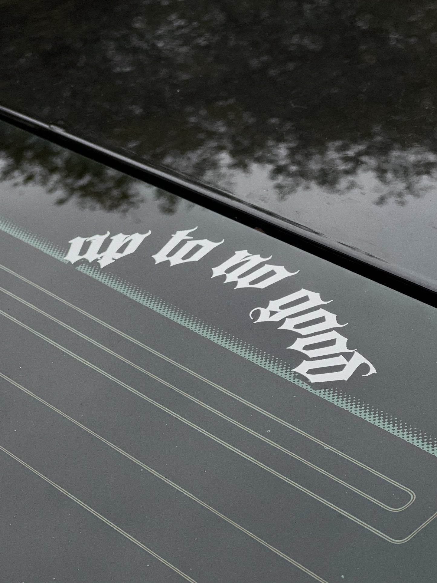 UP TO NO GOOD VINYL DECAL Rod Knock Garage Car Sticker Decal