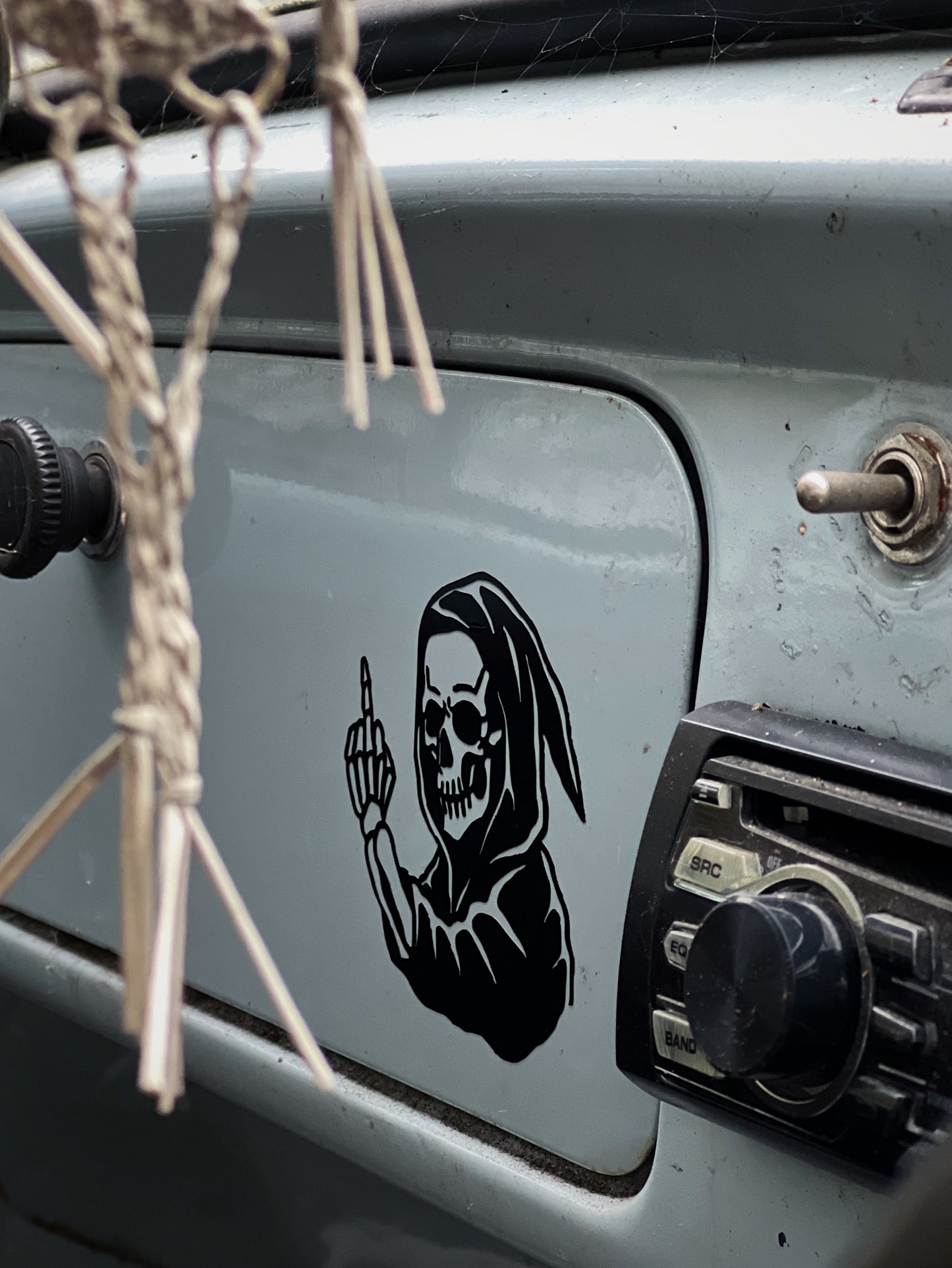 FXCK YOU GRIM REAPER VINYL STICKER DECAL